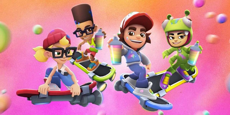 Subway Surfers có ưu điểm về luật chơi rất đơn giản, không kén người